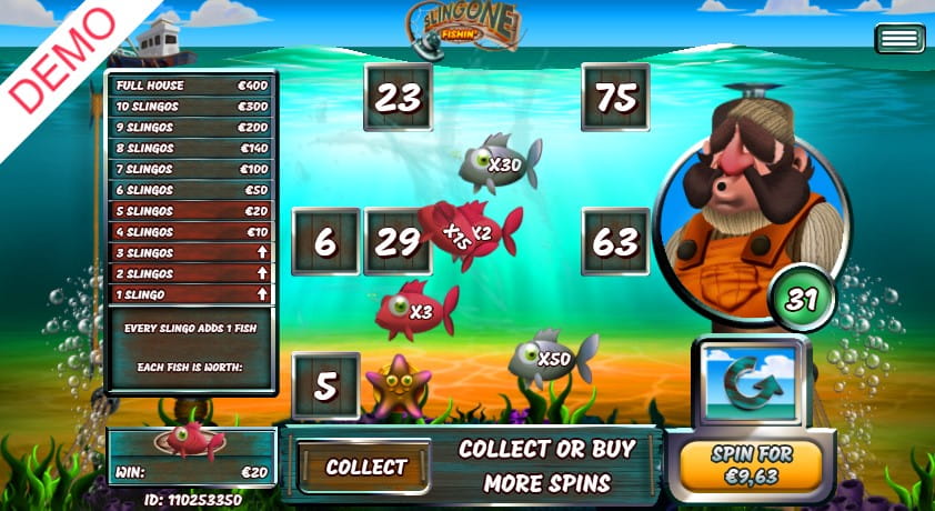 Slingone Fishin game