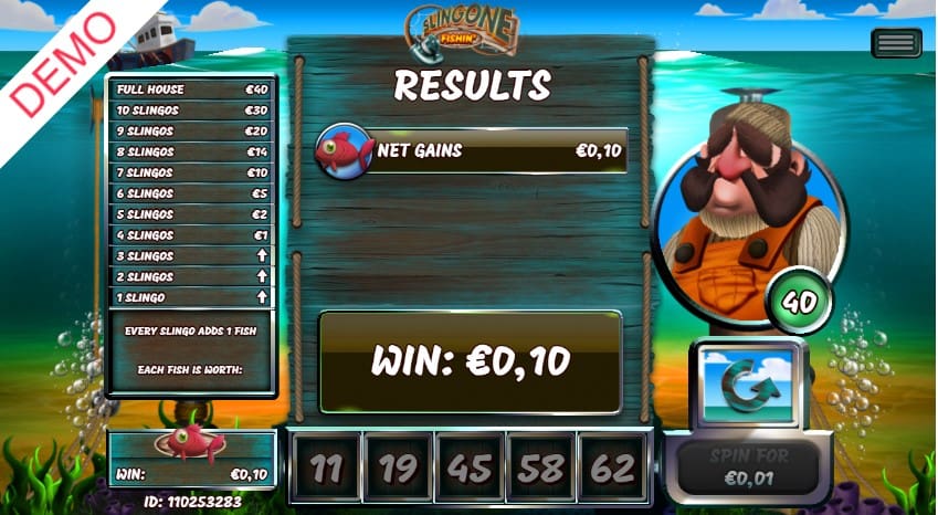 Slingone Fishin slot