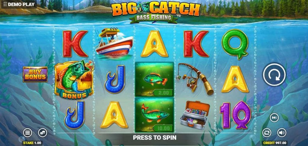 Big Catch Bass Fishing Slot