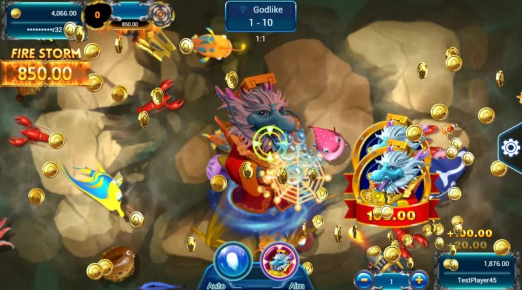 Fishing God demo.