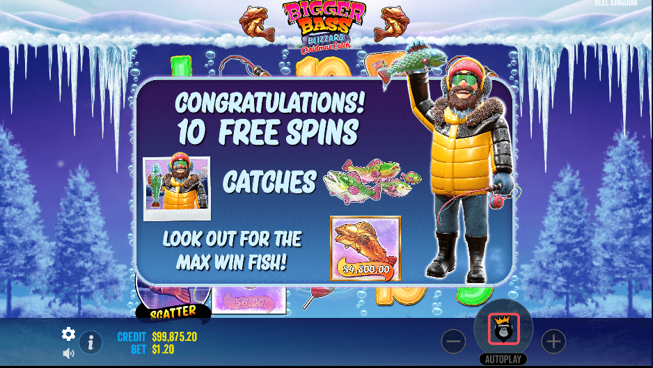 bigger bass blizzard free spins
