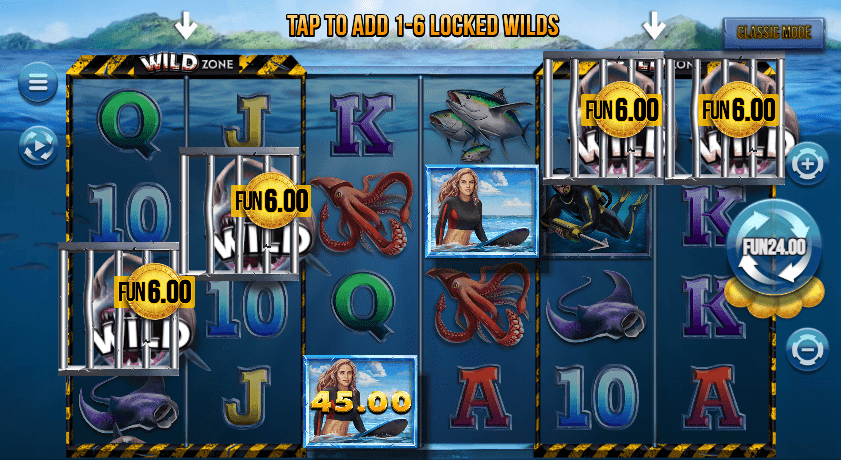 6 wild sharks win