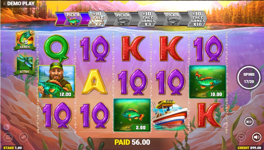 Big Catch Bass Fishing Megaways Slot