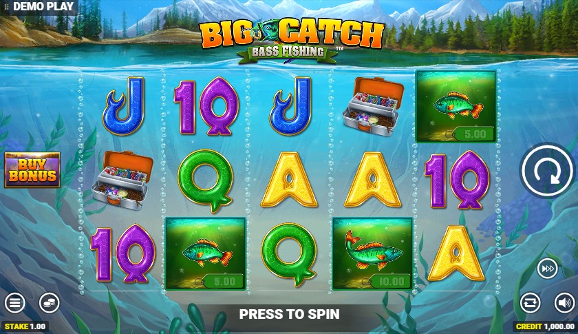 Big Catch Bass Fishing Megaways